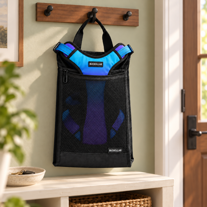 BUCKOLLAR Everyday Dog Harness — Sky Blue Gradient