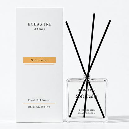 KODAXTRE Atmos Reed Diffuser — Soft Cedar 100 mL / 3.38 fl oz