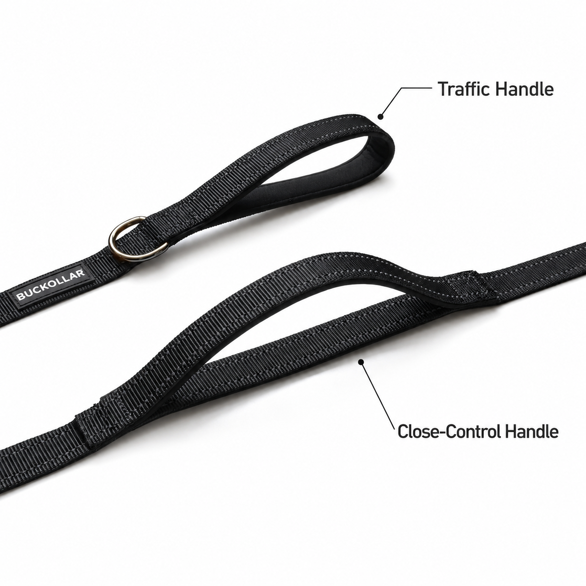 Dual-Handle Dog Leash